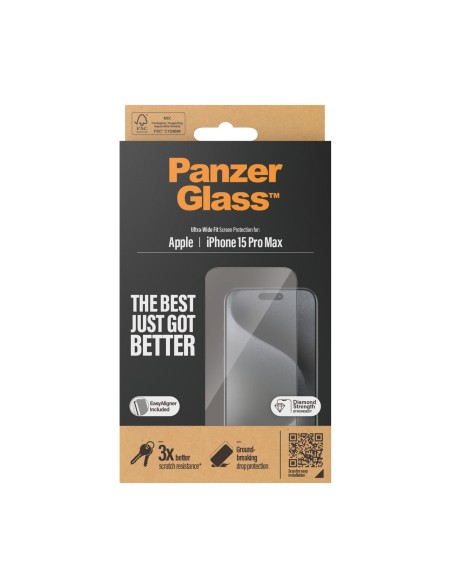 PanzerGlass Ultra Wide Fit Protector de pantalla Apple 1 pieza(s)
