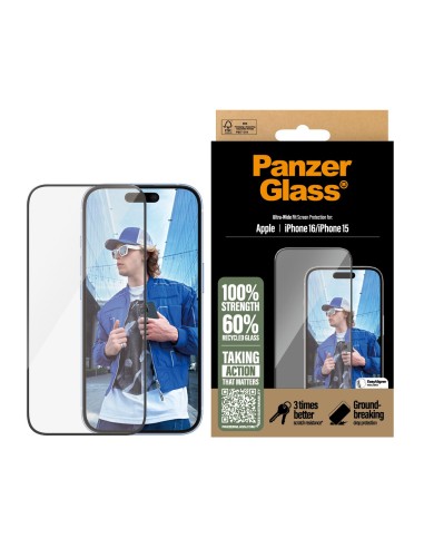 PanzerGlass PG Scrn iPhone 16 6.1Inch UWF Protector de pantalla Apple 1 pieza(s)