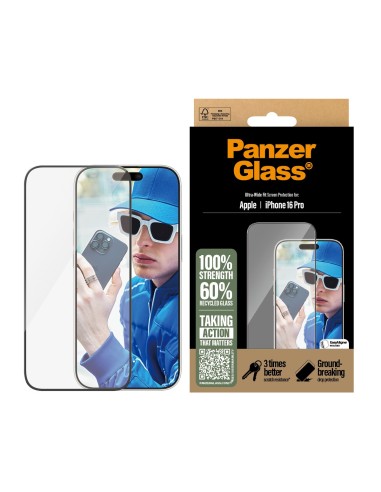PanzerGlass PG Scrn iPhone 16 6.3Inch Pro UWF Protector de pantalla Apple 1 pieza(s)