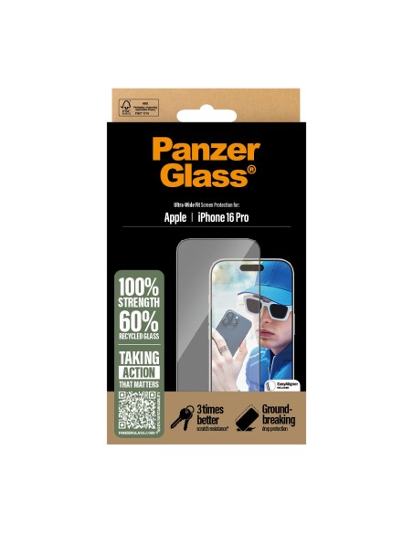 PanzerGlass PG Scrn iPhone 16 6.3Inch Pro UWF Protector de pantalla Apple 1 pieza(s)