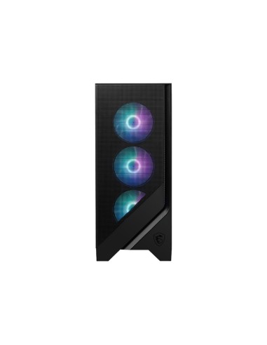 MSI MAG FORGE 320R AIRFLOW carcasa de ordenador Micro Torre Negro, Transparente