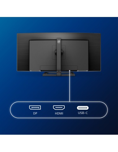 Philips E Line 346E2CUAE 00 pantalla para PC 86,4 cm (34") 3440 x 1440 Pixeles Wide Quad HD+ LCD Negro