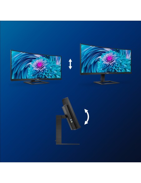 Philips E Line 346E2CUAE 00 pantalla para PC 86,4 cm (34") 3440 x 1440 Pixeles Wide Quad HD+ LCD Negro