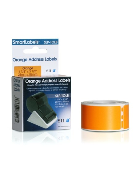 Seiko Instruments SLP-1OLB Naranja Etiqueta para impresora autoadhesiva