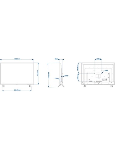 Philips 43HFL5114 12 Televisor 109,2 cm (43") Full HD Smart TV Wifi Negro 250 cd   m²
