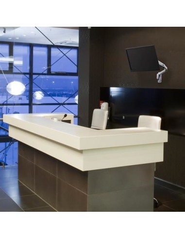 Ergotron MXV Series MXV Wall Monitor Arm 86,4 cm (34") Pared Blanco