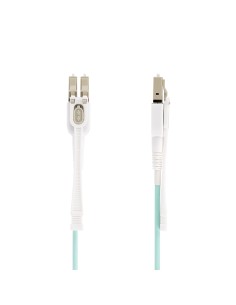 StarTech.com Cable de Fibra Óptica Multimodo LC a LC (UPC) OM4 de 3m - con Pestillos - 50 125µm - Redes de 100G - Resistente a 2