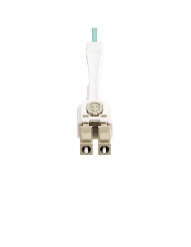 StarTech.com Cable de Fibra Óptica Multimodo LC a LC (UPC) OM4 de 3m - con Pestillos - 50 125µm - Redes de 100G - Resistente a