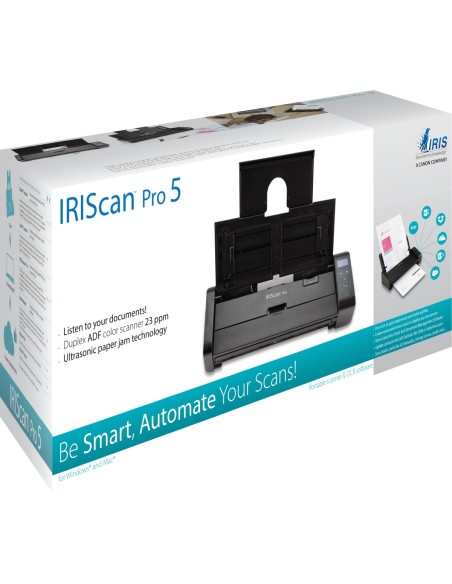 I.R.I.S. IRIScan Pro 5 Escáner con alimentador automático de documentos (ADF) 600 x 600 DPI A4 Negro