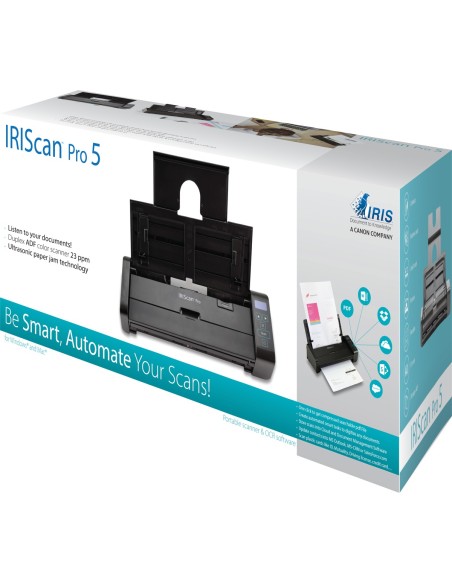 I.R.I.S. IRIScan Pro 5 Escáner con alimentador automático de documentos (ADF) 600 x 600 DPI A4 Negro