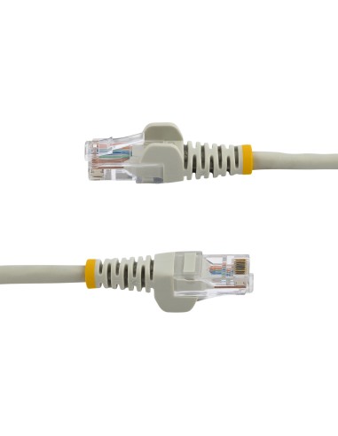 StarTech.com Cable de Red Ethernet 15m UTP Patch Snagless Sin Enganches Cat5e Cat 5e RJ45 - Gris