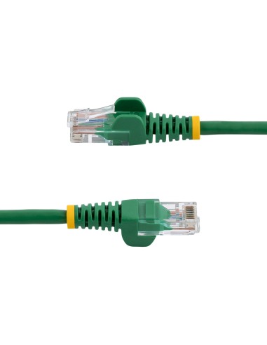 StarTech.com Cable de 1m Verde de Red Fast Ethernet Cat5e RJ45 sin Enganche - Cable Patch Snagless