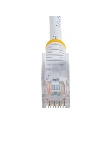 StarTech.com Cable de 2m Blanco de Red Fast Ethernet Cat5e RJ45 sin Enganche - Cable Patch Snagless
