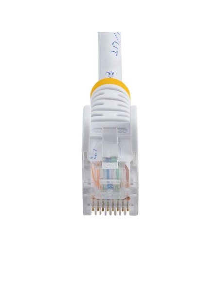 StarTech.com Cable de 2m Blanco de Red Fast Ethernet Cat5e RJ45 sin Enganche - Cable Patch Snagless