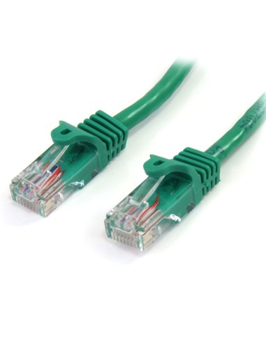 StarTech.com Cable de 3m Verde de Red Fast Ethernet Cat5e RJ45 sin Enganche - Cable Patch Snagless