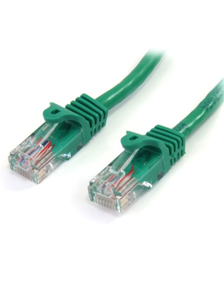StarTech.com Cable de 3m Verde de Red Fast Ethernet Cat5e RJ45 sin Enganche - Cable Patch Snagless StarTech.com Cable de 3m Verde de Red Fast Ethernet Cat5e RJ45 sin Enganche - Cable Patch Snagless