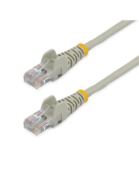 StarTech.com Cable de 3m Gris de Red Fast Ethernet Cat5e RJ45 sin Enganche - Cable Patch Snagless StarTech.com Cable de 3m Gris de Red Fast Ethernet Cat5e RJ45 sin Enganche - Cable Patch Snagless