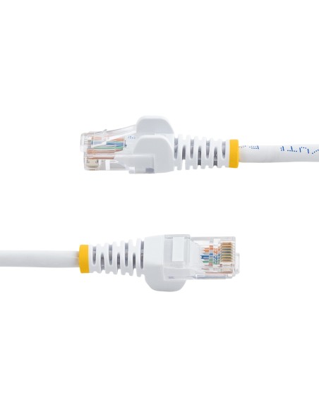 StarTech.com Cable de 3m Blanco de Red Fast Ethernet Cat5e RJ45 sin Enganche - Cable Patch Snagless StarTech.com Cable de 3m Blanco de Red Fast Ethernet Cat5e RJ45 sin Enganche - Cable Patch Snagless
