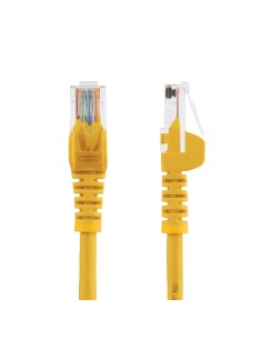 StarTech.com Cable de 3m Amarillo de Red Fast Ethernet Cat5e RJ45 sin Enganche - Cable Patch Snagless 2