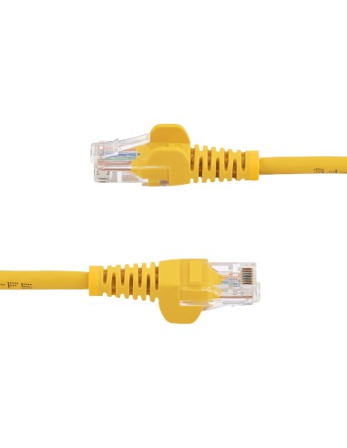 StarTech.com Cable de 3m Amarillo de Red Fast Ethernet Cat5e RJ45 sin Enganche - Cable Patch Snagless