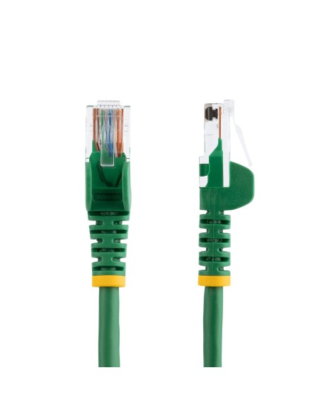 StarTech.com Cable de Red de 0,5m Verde Cat5e Ethernet RJ45 sin Enganches StarTech.com Cable de Red de 0,5m Verde Cat5e Ethernet RJ45 sin Enganches