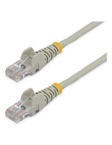 StarTech.com Cable de Red de 0,5m Gris Cat5e Ethernet RJ45 sin Enganches