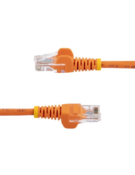StarTech.com Cable de Red de 0,5m Naranja Cat5e Ethernet RJ45 sin Enganches StarTech.com Cable de Red de 0,5m Naranja Cat5e Ethernet RJ45 sin Enganches