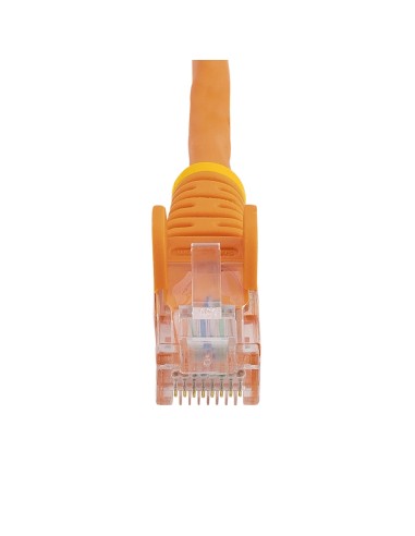 StarTech.com Cable de Red de 0,5m Naranja Cat5e Ethernet RJ45 sin Enganches