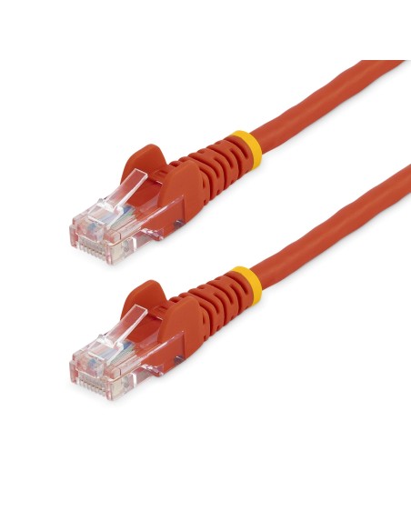 StarTech.com Cable de Red de 0,5m Rojo Cat5e Ethernet RJ45 sin Enganches StarTech.com Cable de Red de 0,5m Rojo Cat5e Ethernet RJ45 sin Enganches