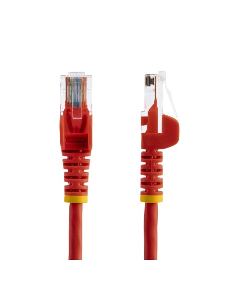 StarTech.com Cable de Red de 0,5m Rojo Cat5e Ethernet RJ45 sin Enganches StarTech.com Cable de Red de 0,5m Rojo Cat5e Ethernet RJ45 sin Enganches