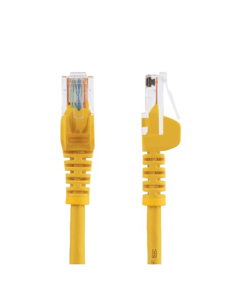 StarTech.com Cable de Red de 0,5m Amarillo Cat5e Ethernet RJ45 sin Enganches StarTech.com Cable de Red de 0,5m Amarillo Cat5e Ethernet RJ45 sin Enganches
