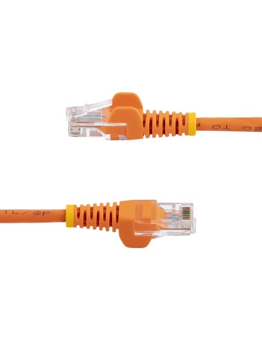 StarTech.com Cable de Red de 5m Naranja Cat5e Ethernet RJ45 sin Enganches