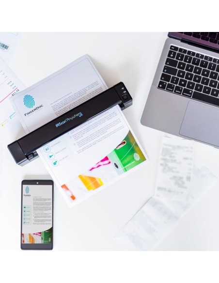 I.R.I.S. IRIScan Anywhere 6 Wifi Escáner portátil 1200 x 1200 DPI A4 Negro