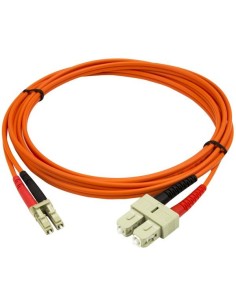 StarTech.com Cable Patch de Fibra Duplex Multimodo 50 125 2m LC - SC 2