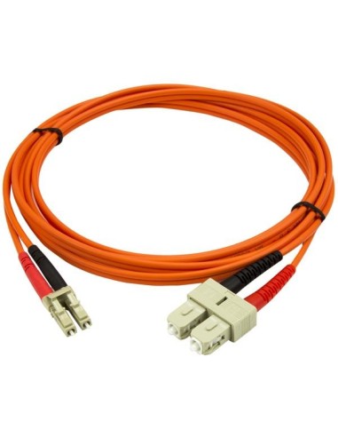 StarTech.com Cable Patch de Fibra Duplex Multimodo 50 125 2m LC - SC