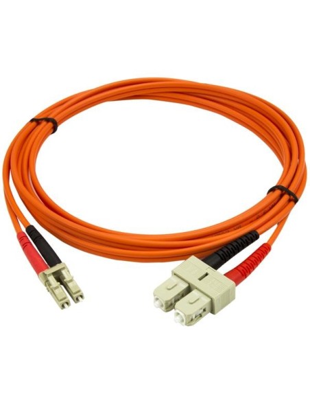 StarTech.com Cable Patch de Fibra Duplex Multimodo 50 125 2m LC - SC StarTech.com Cable Patch de Fibra Duplex Multimodo 50 125 2m LC - SC