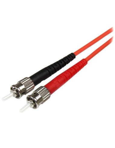 StarTech.com Cable Adaptador de Red de 5m Multimodo Dúplex Fibra Óptica LC-ST 50 125 - Patch Duplex