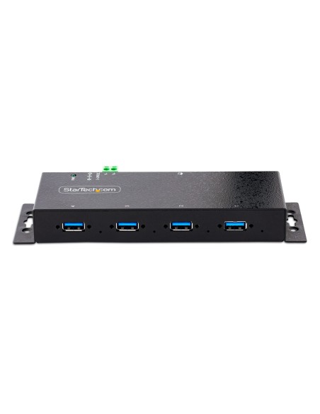 StarTech.com Hub Industrial USB 3.0 de 5Gbps de 4 Puertos - Concentrador USB con Protección de Picos y Descargas ESD - Ladrón StarTech.com Hub Industrial USB 3.0 de 5Gbps de 4 Puertos - Concentrador USB con Protección de Picos y Descargas ESD - Ladrón