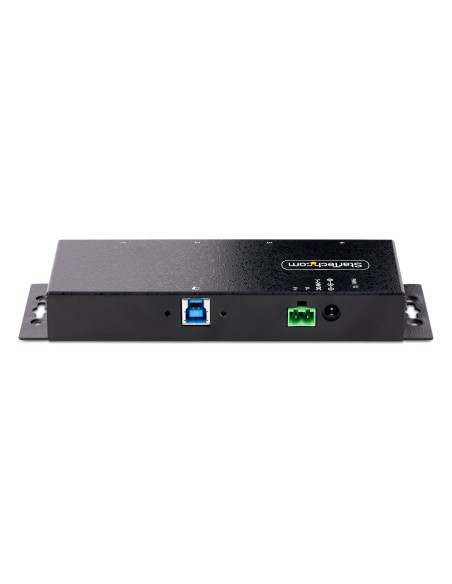 StarTech.com Hub Industrial USB 3.0 de 5Gbps de 4 Puertos - Concentrador USB con Protección de Picos y Descargas ESD - Ladrón StarTech.com Hub Industrial USB 3.0 de 5Gbps de 4 Puertos - Concentrador USB con Protección de Picos y Descargas ESD - Ladrón