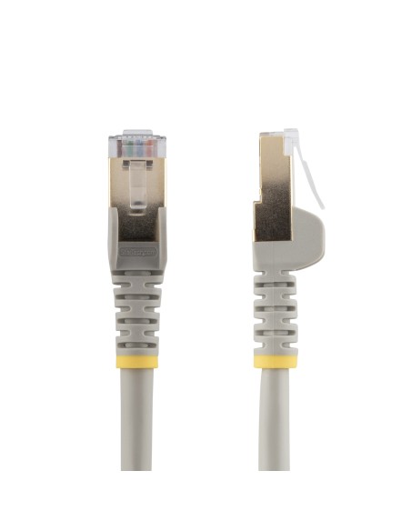 StarTech.com Cable de 2m de Red Ethernet RJ45 Cat6a Blindado STP - Cable sin Enganche Snagless - Gris StarTech.com Cable de 2m de Red Ethernet RJ45 Cat6a Blindado STP - Cable sin Enganche Snagless - Gris