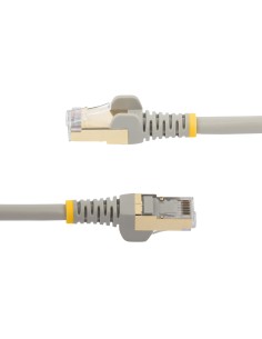 StarTech.com Cable de 2m de Red Ethernet RJ45 Cat6a Blindado STP - Cable sin Enganche Snagless - Gris 2