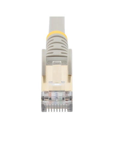 StarTech.com Cable de 2m de Red Ethernet RJ45 Cat6a Blindado STP - Cable sin Enganche Snagless - Gris