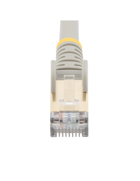 StarTech.com Cable de 2m de Red Ethernet RJ45 Cat6a Blindado STP - Cable sin Enganche Snagless - Gris StarTech.com Cable de 2m de Red Ethernet RJ45 Cat6a Blindado STP - Cable sin Enganche Snagless - Gris