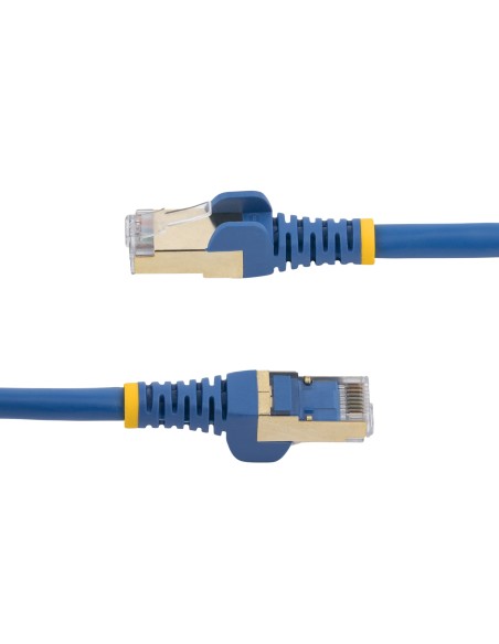 StarTech.com Cable de 0,5m de Red Ethernet RJ45 Cat6a Blindado STP - Cable sin Enganche Snagless - Azul StarTech.com Cable de 0,5m de Red Ethernet RJ45 Cat6a Blindado STP - Cable sin Enganche Snagless - Azul