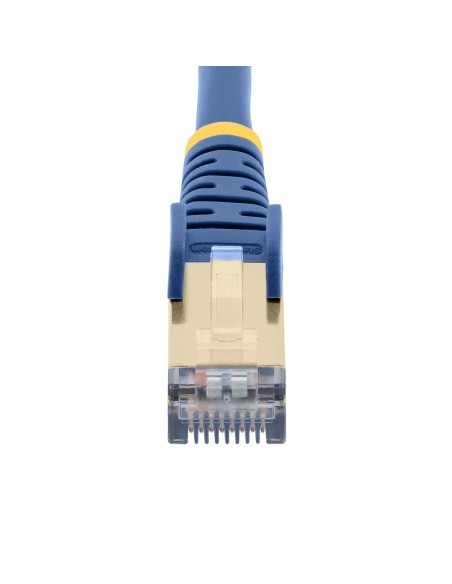 StarTech.com Cable de 0,5m de Red Ethernet RJ45 Cat6a Blindado STP - Cable sin Enganche Snagless - Azul StarTech.com Cable de 0,5m de Red Ethernet RJ45 Cat6a Blindado STP - Cable sin Enganche Snagless - Azul