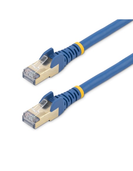 StarTech.com Cable de 0,5m de Red Ethernet RJ45 Cat6a Blindado STP - Cable sin Enganche Snagless - Azul StarTech.com Cable de 0,5m de Red Ethernet RJ45 Cat6a Blindado STP - Cable sin Enganche Snagless - Azul