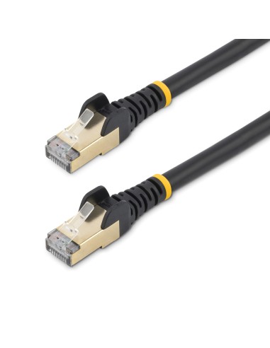 StarTech.com Cable de 5m de Red Ethernet CAT6a Negro RJ45 STP