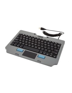 Gamber-Johnson 7160-1449-04 teclado para móvil QWERTY Español USB Negro, Gris