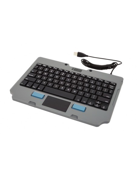 Gamber-Johnson 7160-1449-04 teclado para móvil QWERTY Español USB Negro, Gris