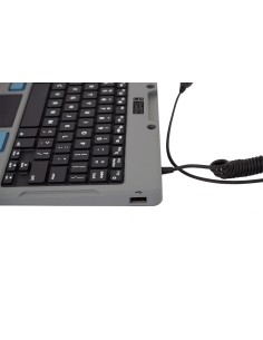 Gamber-Johnson 7160-1449-04 teclado para móvil QWERTY Español USB Negro, Gris 2